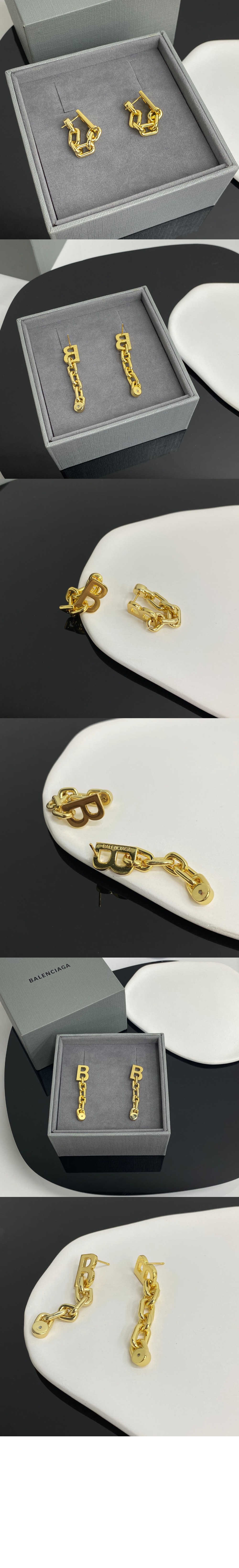 발렌시아가 체인 귀걸이 696137