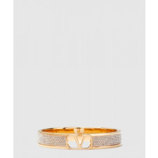 발렌티노 브이로고 크리스털 뱅글