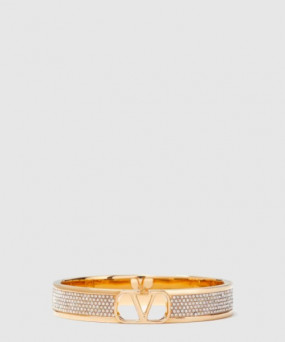 발렌티노 브이로고 크리스털 뱅글