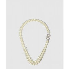 발렌티노 더블 진주 네크리스