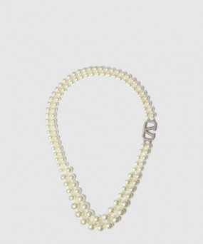 발렌티노 더블 진주 네크리스