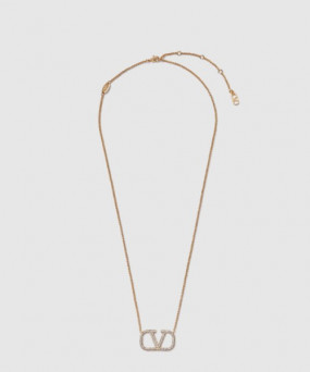 발렌티노 크리스털 네크리스