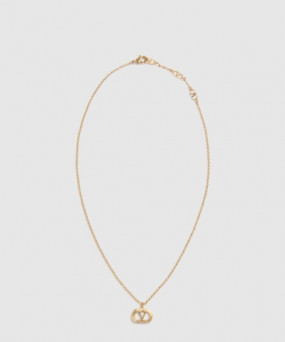 발렌티노 오발 메탈 네크리스