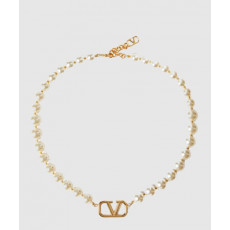 발렌티노 펄 비즈 네크리스