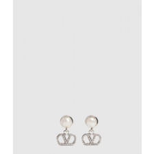 발렌티노 크리스털 장식 VLOGO SIGNATURE 이어링