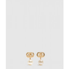 발렌티노 펄 메탈 이어링