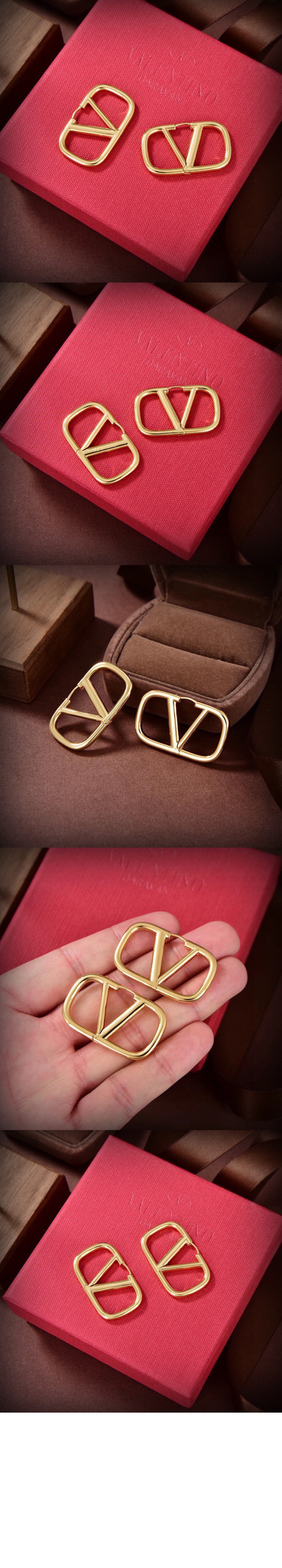 발렌티노 브이로고 시그니처 이어링