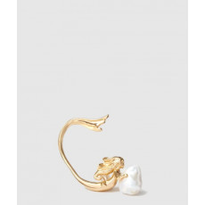 발렌티노 진주 싱글 이어커프