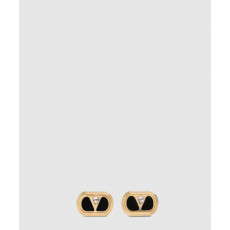 발렌티노 크리스털 메탈 이어링