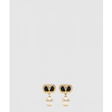 발렌티노 진주 오발렛 이어링