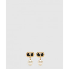 발렌티노 진주 오발렛 이어링