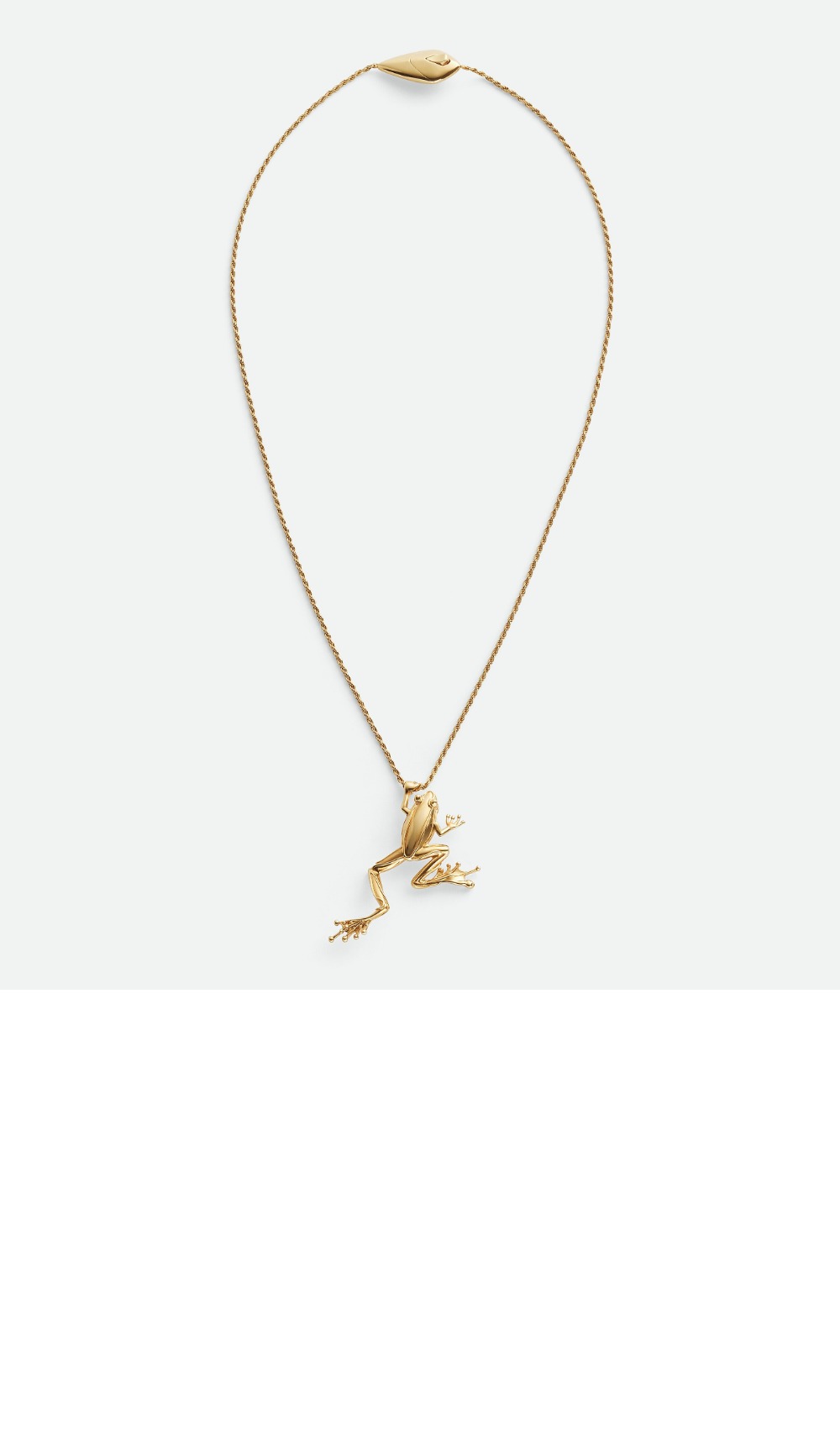 보테가베네타 옐로우 골드라나 네크리스 826942