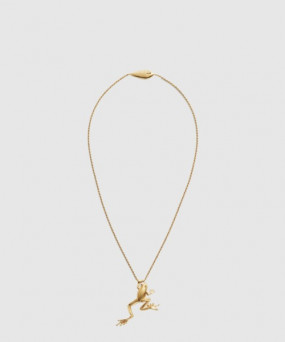 보테가베네타 옐로우 골드라나 네크리스 826942