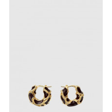 보테가베네타 메를로 용암 원형 이어링 743520