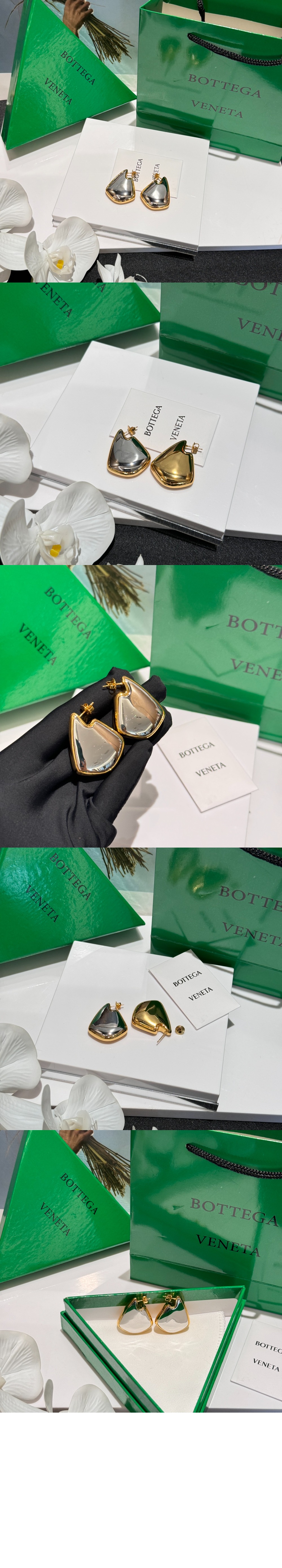 보테가베네타 스몰 핀 이어링 795581