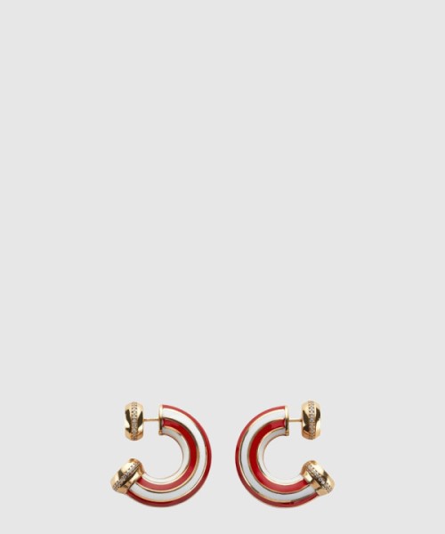 보테가베네타 퍼즐 스트라이프 이어링 765208