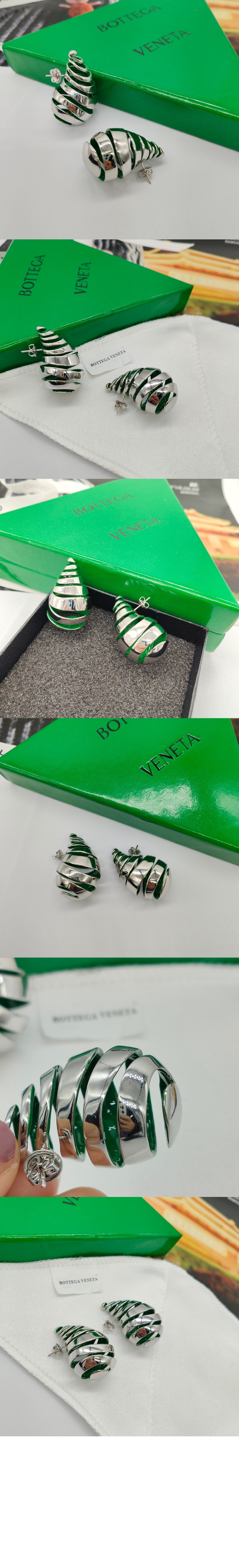 보테가베네타 스파이럴 이어링 740846