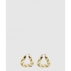 보테가베네타 레더 후프 이어링 657438