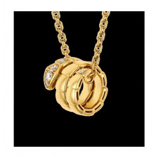 불가리 세르펜티 바이퍼 네크리스 옐로우 골드