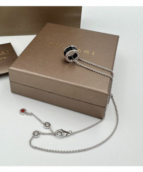 불가리 비제로원 실버 블랙 목걸이