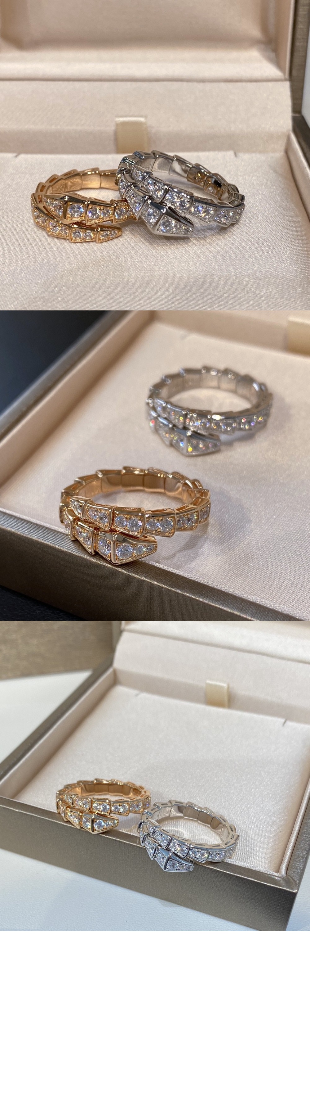 불가리 르펜티 바이퍼 링 354707