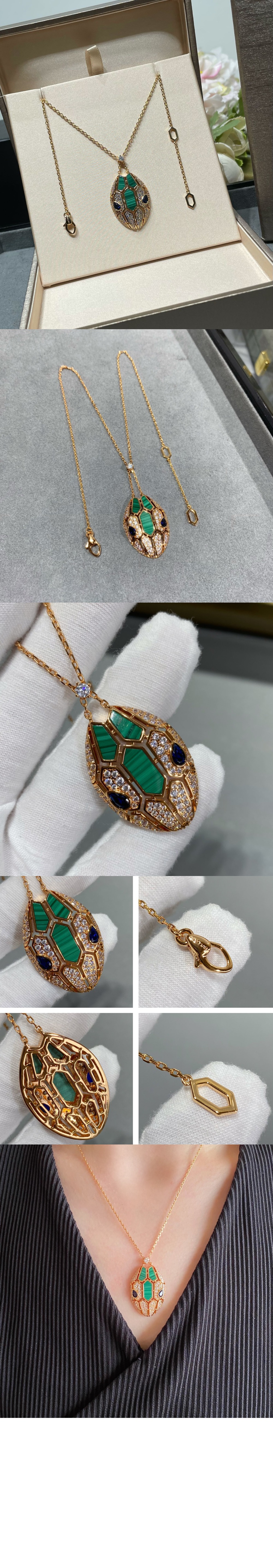 불가리 세르펜티 세두토리 네크리스 356782