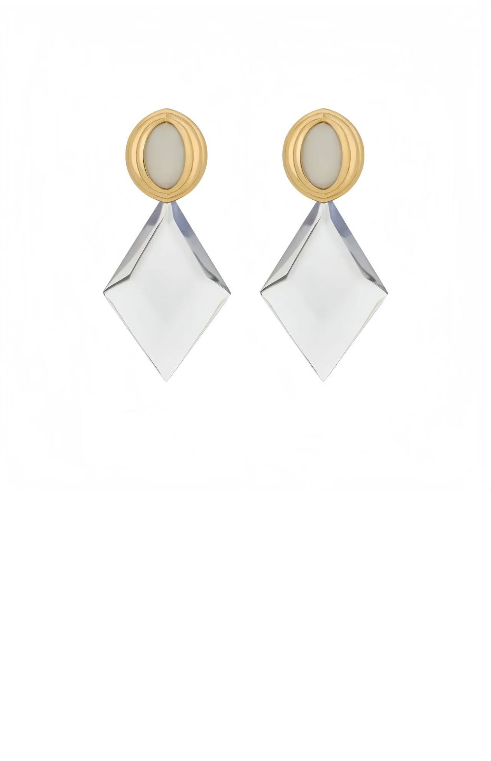 생로랑 황동 수지 귀걸이 804758