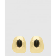 생로랑 레진 메탈 카보숑 이어링 823654