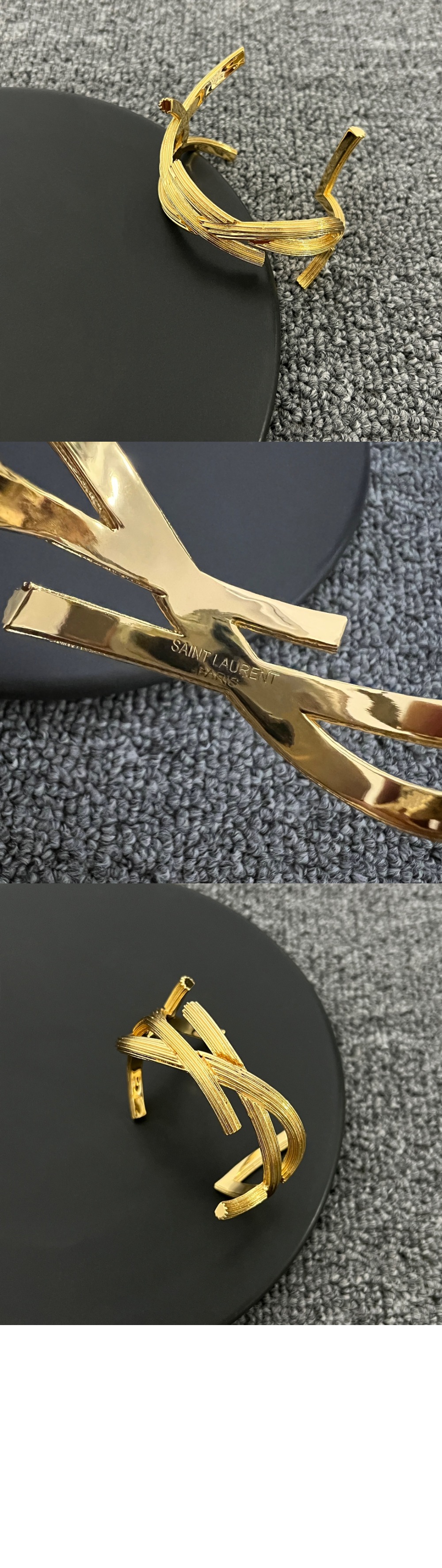 생로랑 모노그램 커프 팔찌 584060