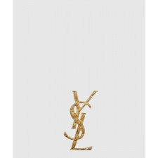 생로랑 메탈 소재의 cassandre 크로커다일 브로치 470371