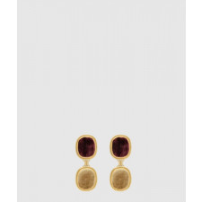 생로랑 이중 스퀘어 드롭 귀걸이 747469