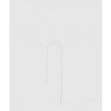 생로랑 18K 그레이 골드 소재의 CASSANDRE 드롭 이어링 761530