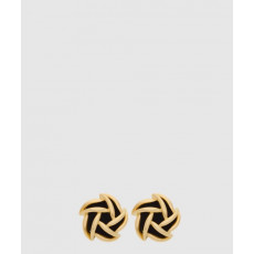 생로랑 스웨이드 스크류 귀걸이 769093