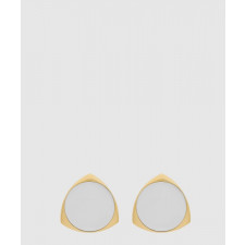 생로랑 메탈 소재의 쉴드 이어링 788236