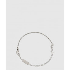 생로랑 메탈 및 라인스톤 소재의 CASSANDRE 참 브레이슬릿 712345