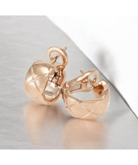 샤넬 코코 크러쉬 귀걸이 베이지 골드