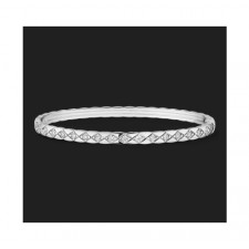 샤넬 코코 크러쉬 브레이슬릿 실버 풀 다이아 - J12809