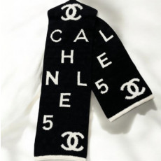 샤넬 빅 CC 로고 양면 리버서블 머플러 블랙 화이트