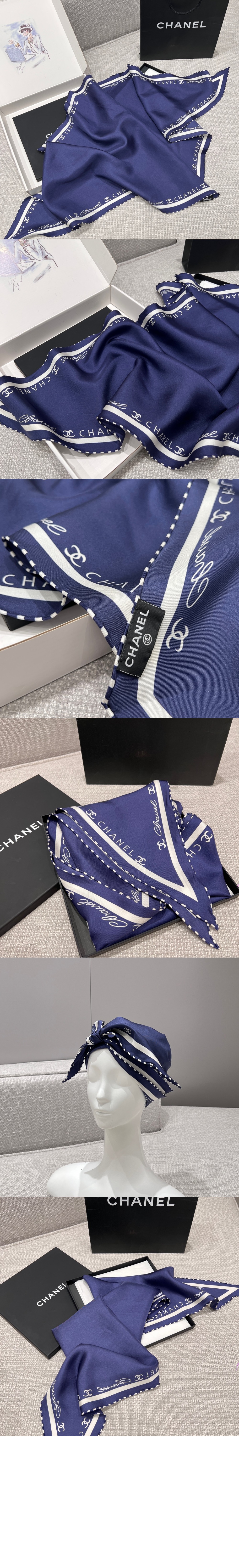 샤넬 다이아몬드 스카프 AAA671