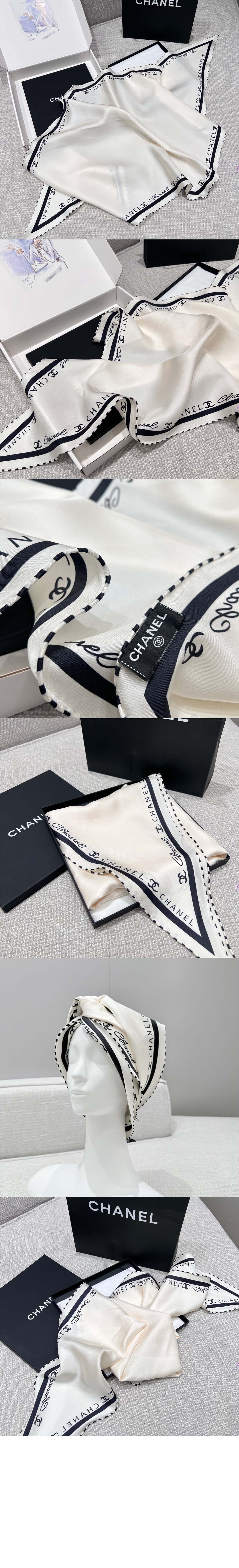 샤넬 다이아몬드 스카프 AAA671