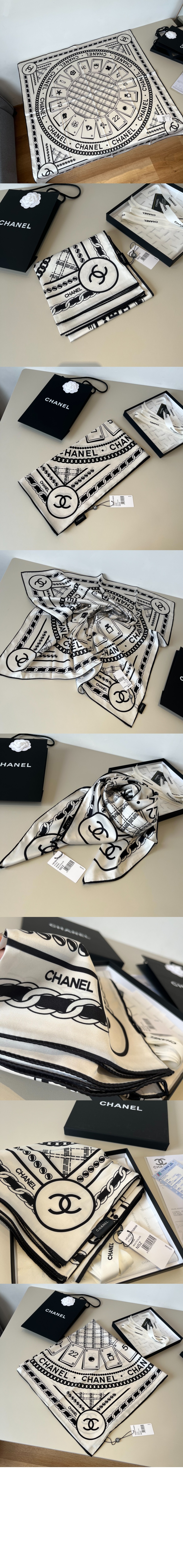 샤넬 스퀘어 스카프 AA9906