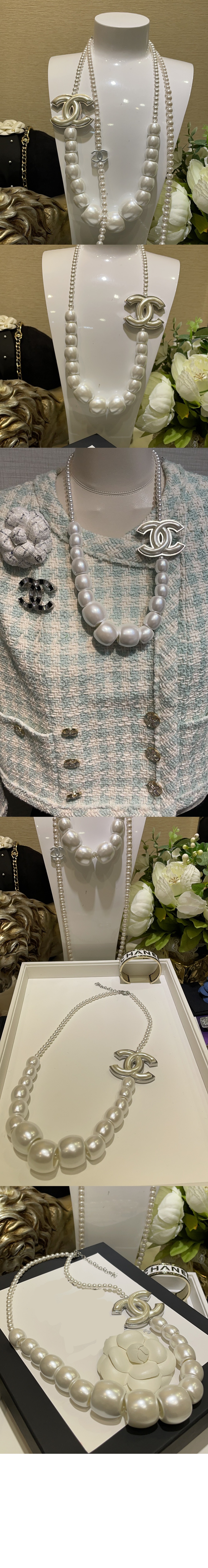 샤넬 롱 네크리스 ABF140