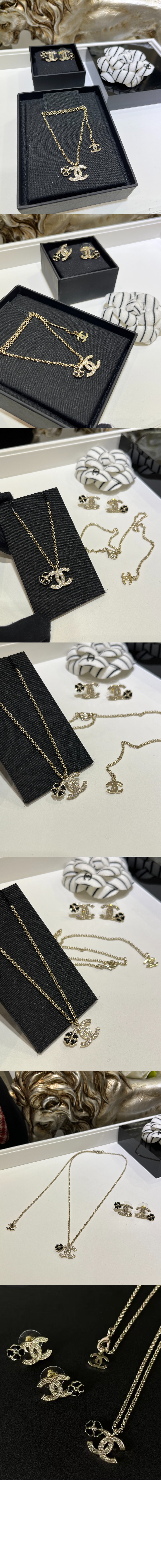 샤넬 클래식 더블 C 목걸이 ABF387