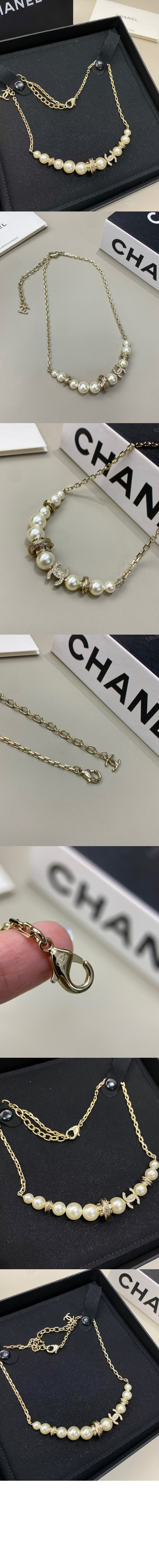 샤넬 네크리스 ABF836