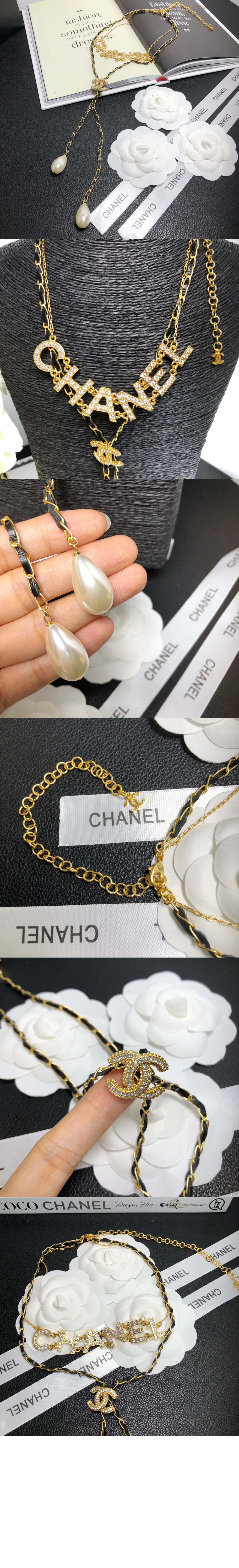 샤넬 네크리스 AB3427