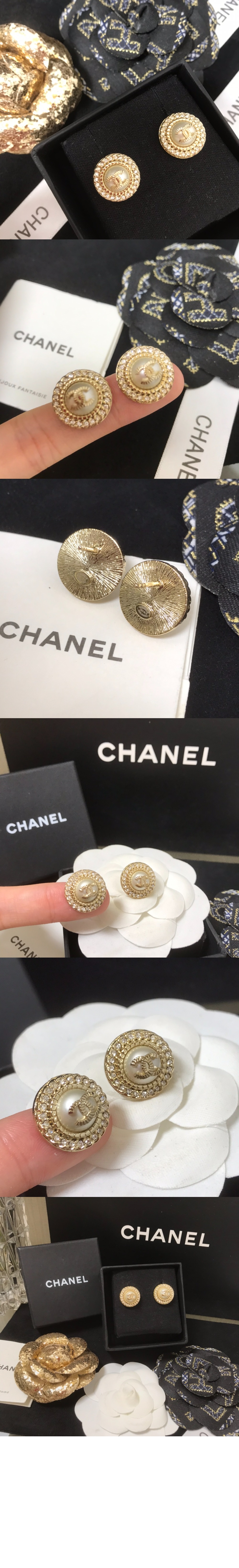 샤넬 더블 C 귀걸이 AB6722