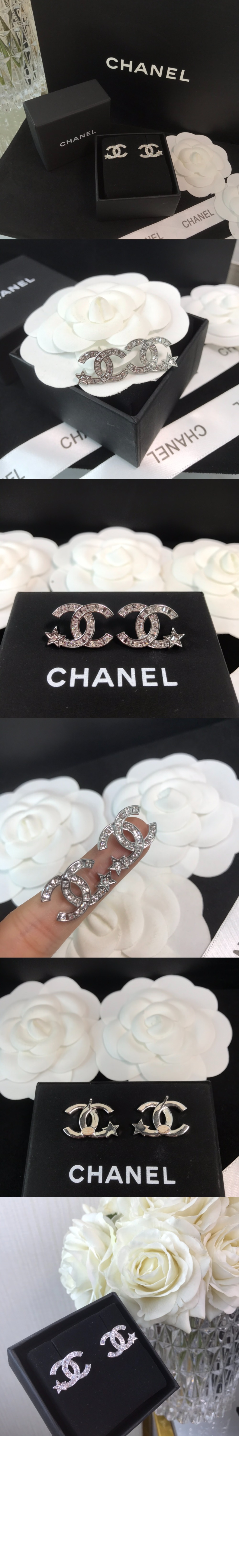 샤넬 더블 C 귀걸이 AB6202