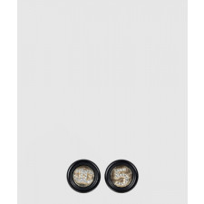 샤넬 라운드 블랙 이어링 AB6225