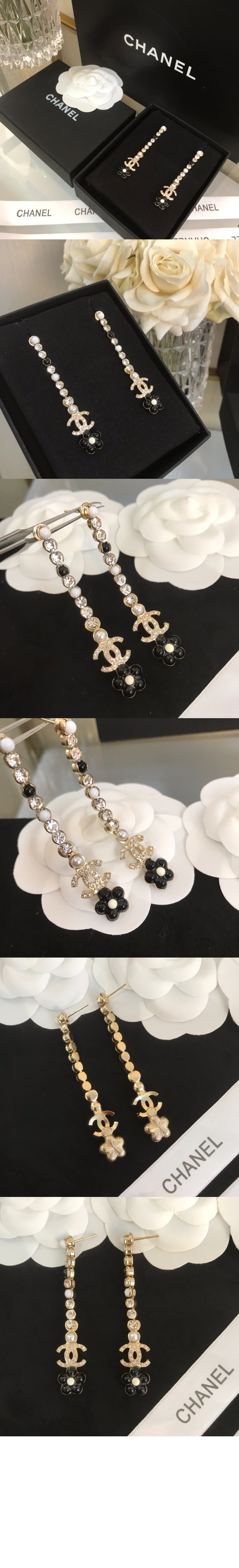 샤넬 꽃송이 귀걸이 AB6031