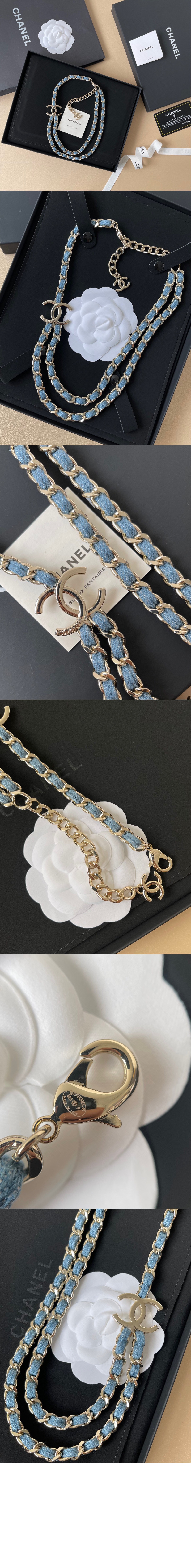 샤넬 네크리스 ABF163